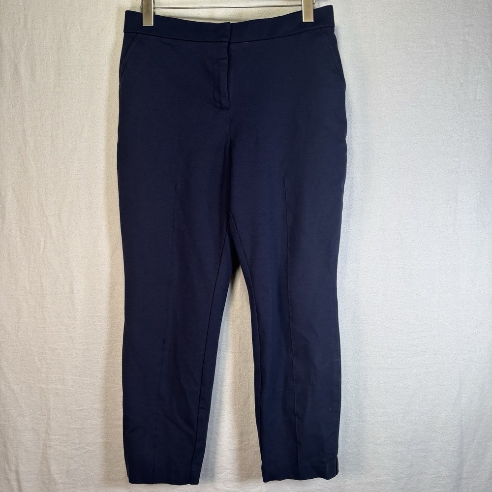 Banana Republic Sloan Navy Blue Dress Pants Womens‎ Size 8 Cropped Ankle